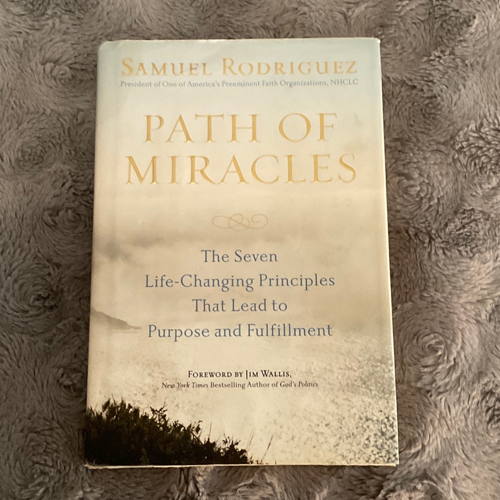 Path of Miracles - Cream Hardcover Inspirational Book